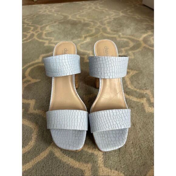 Charles by Charles David Blue Leather Heels - Picture 2 of 6